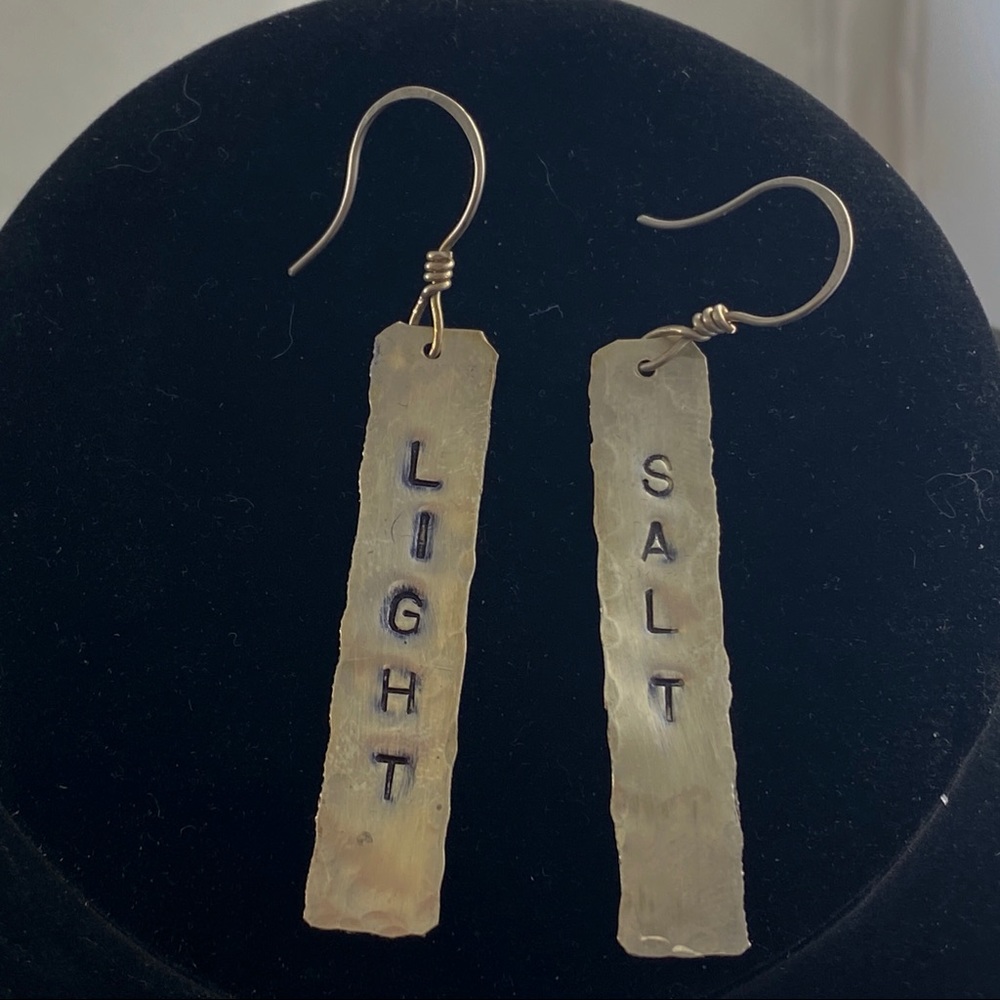 Salt and light earrings